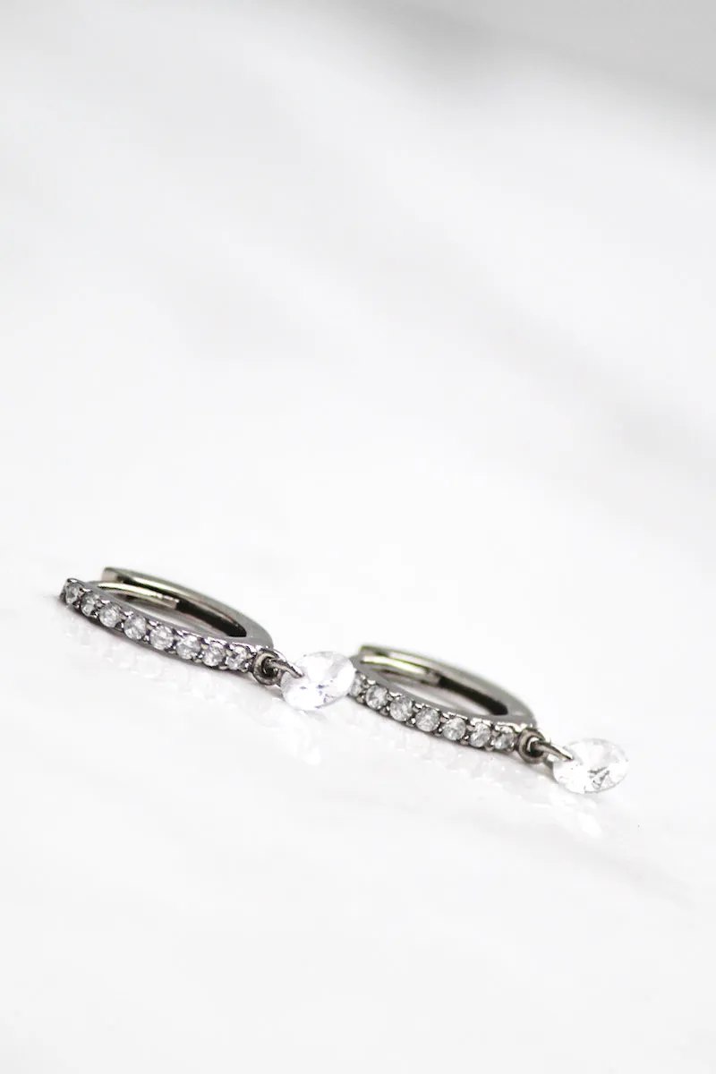 BON BON CIRCLE EARRINGS- STERLING SILVER sold by Native Gem