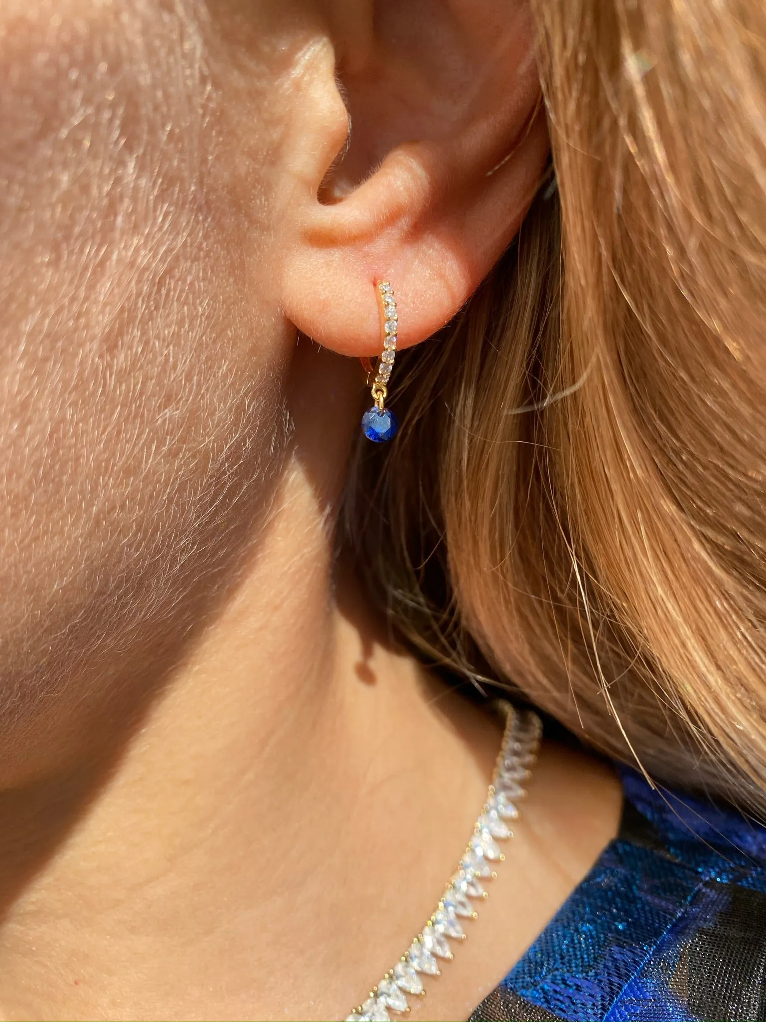 BON BON CIRCLE EARRINGS- STERLING SILVER sold by Native Gem product image thumbnail 2