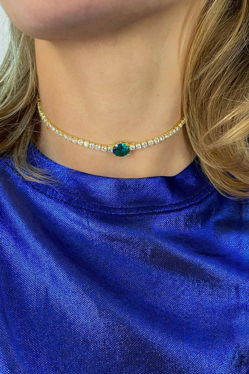 PRINCESS NECKLACE- EMERALD sold by Native Gem product image thumbnail 2