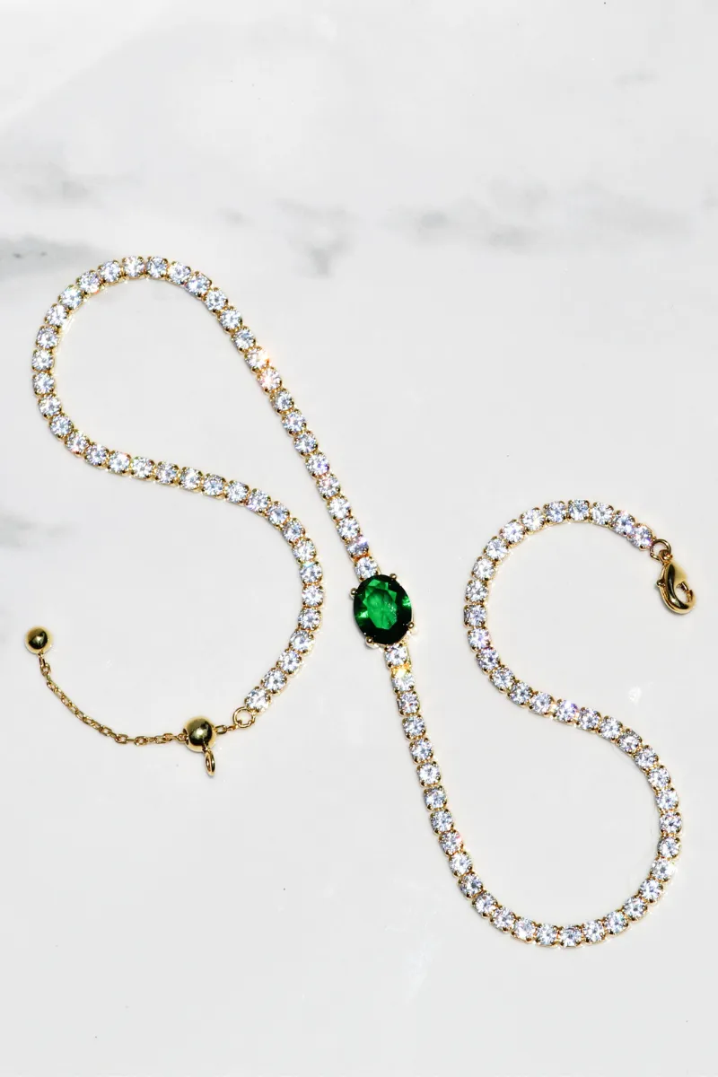 PRINCESS NECKLACE- EMERALD sold by Native Gem