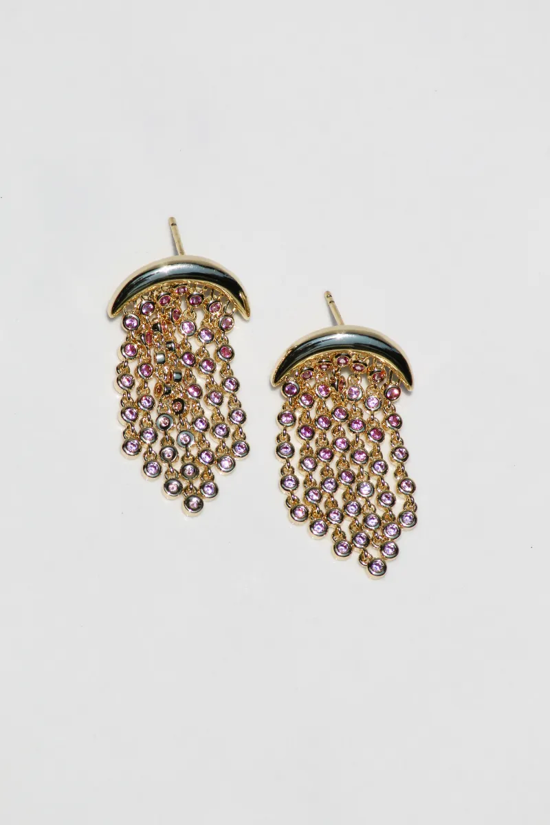 DRIZZLE EARRINGS- PINK sold by Native Gem product image thumbnail 4