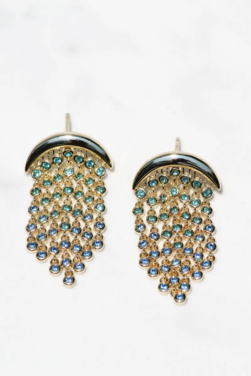 DRIZZLE EARRINGS- BLUE sold by Native Gem product image thumbnail 2