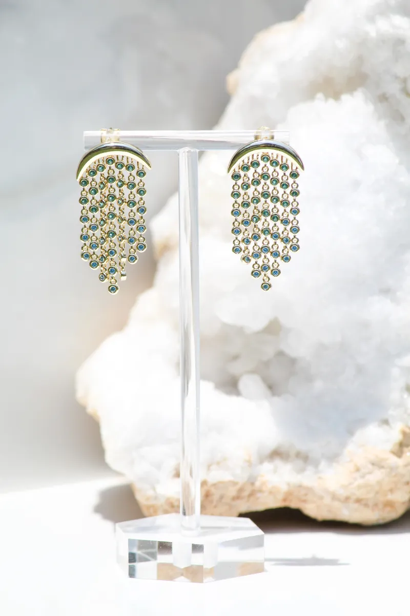 DRIZZLE EARRINGS- BLUE sold by Native Gem product image thumbnail 3