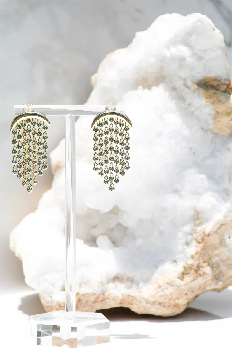 DRIZZLE EARRINGS- BLUE sold by Native Gem