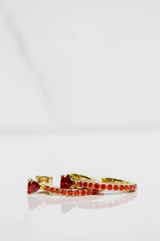 TRIAGE HUGGIES- PADPARADSCHA made by Native Gem