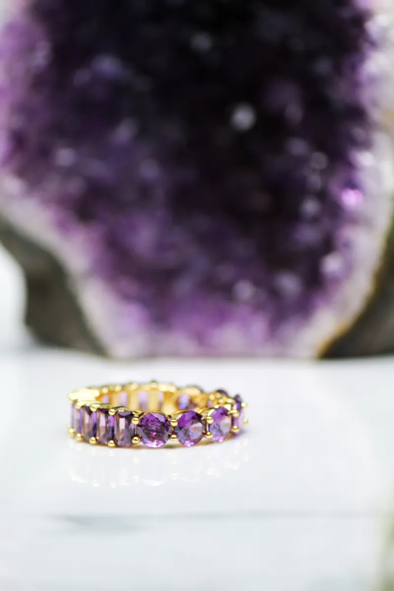 PILLOWTALK RING- AMETHYST sold by Native Gem