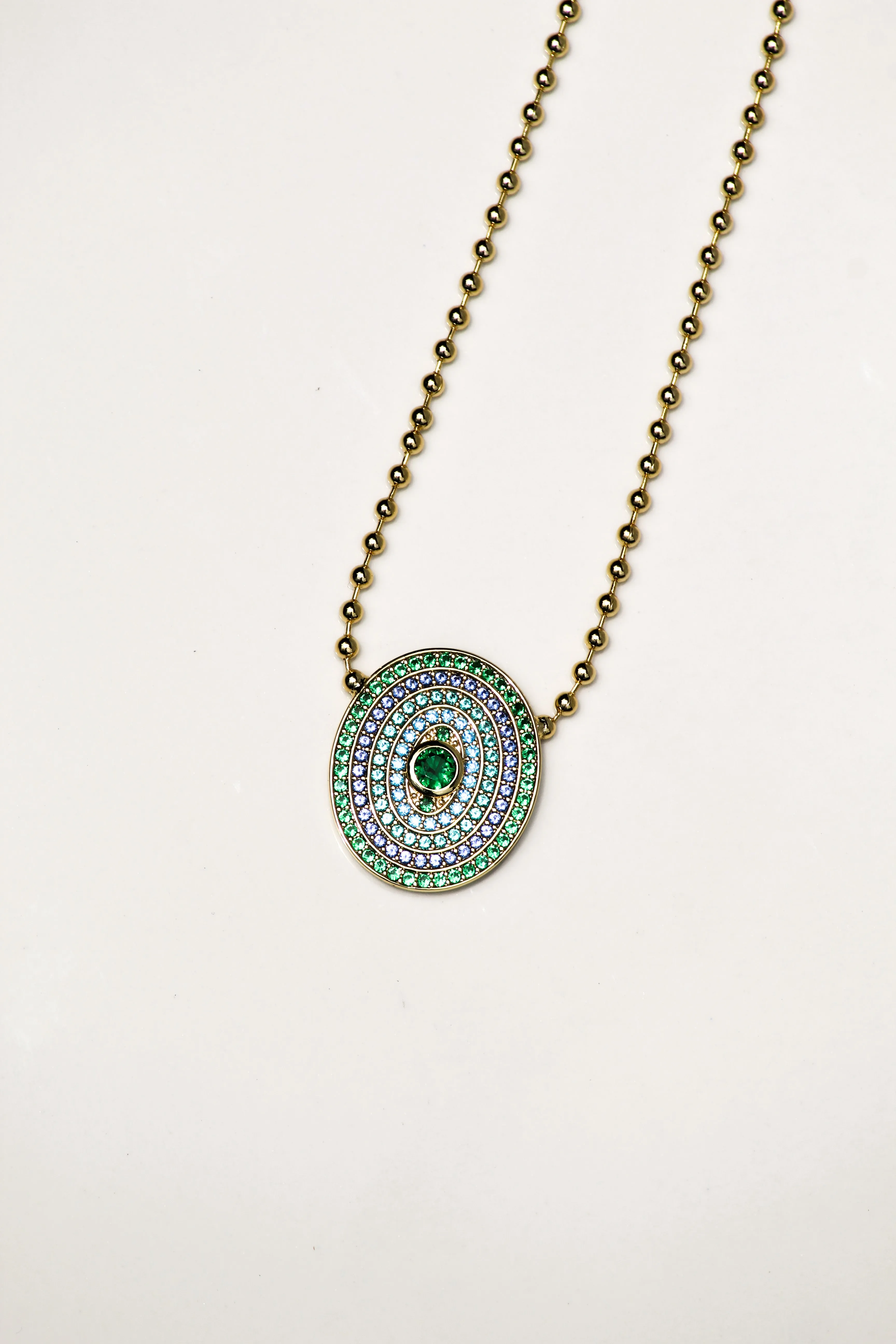 UTOPIA NECKLACE- AQUA MOSS sold by Native Gem product image thumbnail 4