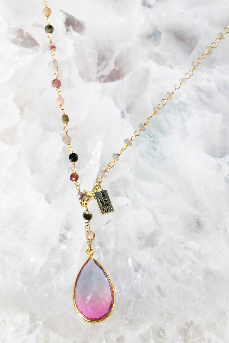 WATERCOLOR Y NECKLACE- DAQUIRI sold by Native Gem product image thumbnail 2