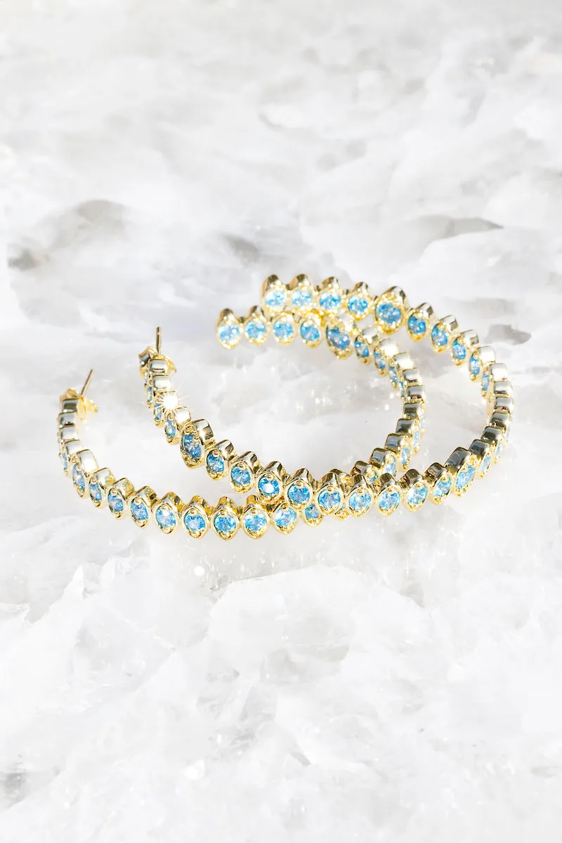 OCULUS HOOPS- AQUAMARINE sold by Native Gem product image thumbnail 4