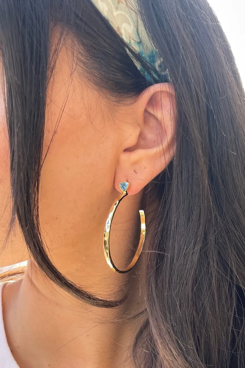 HERO HOOPS- AQUAMARINE sold by Native Gem product image thumbnail 2