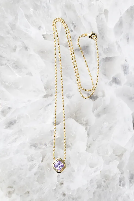 ICON NECKLACE- AMETHYST sold by Native Gem