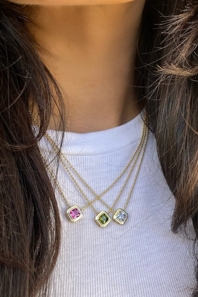 ICON NECKLACE- PERIDOT sold by Native Gem product image thumbnail 3