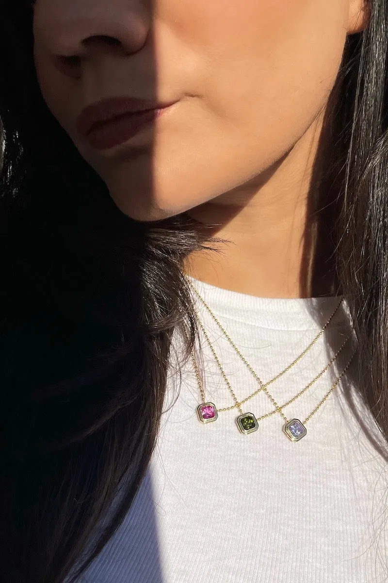 ICON NECKLACE- PINK sold by Native Gem product image thumbnail 3
