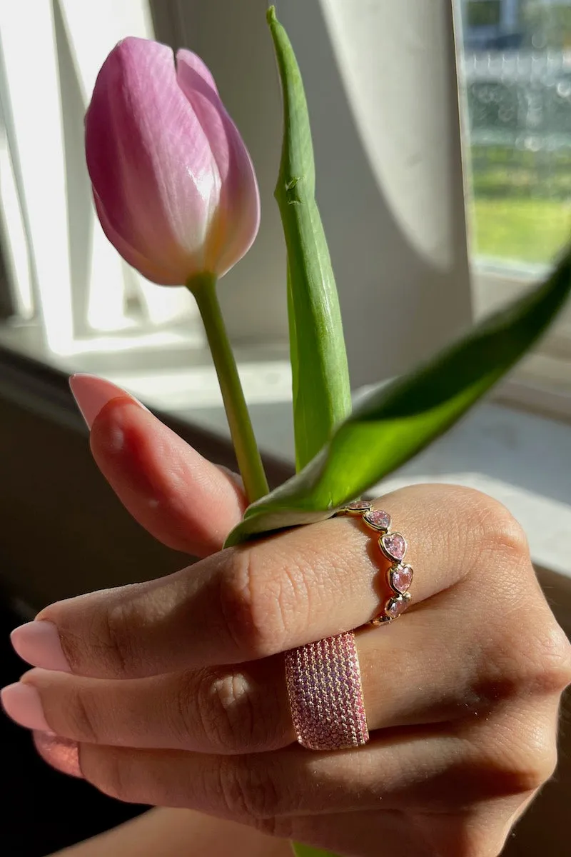 ETERNAL LOVE RING- LIGHT PINK sold by Native Gem product image thumbnail 2