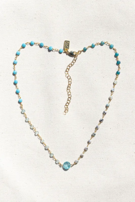 TROPEZZINENNE NECKLACE- NILE made by Native Gem