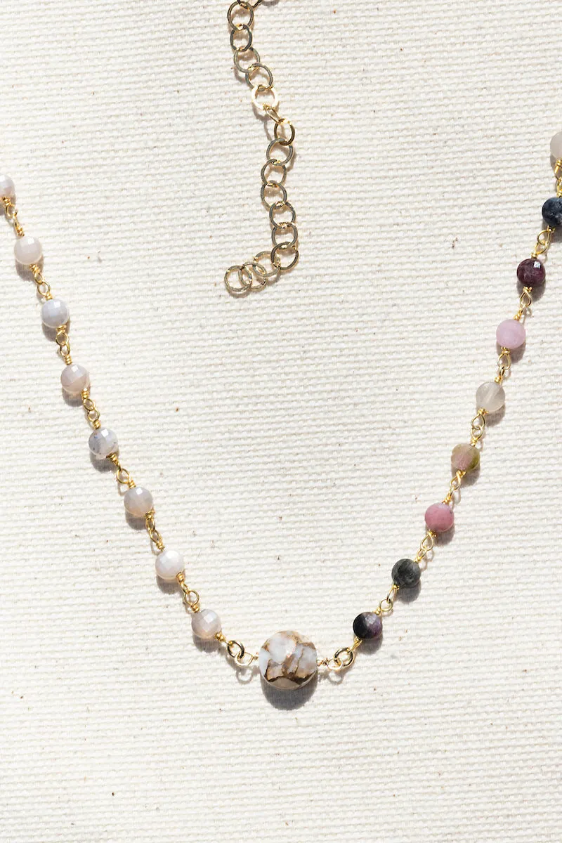 TROPEZZIENNE NECKLACE- DUSK sold by Native Gem product image thumbnail 3