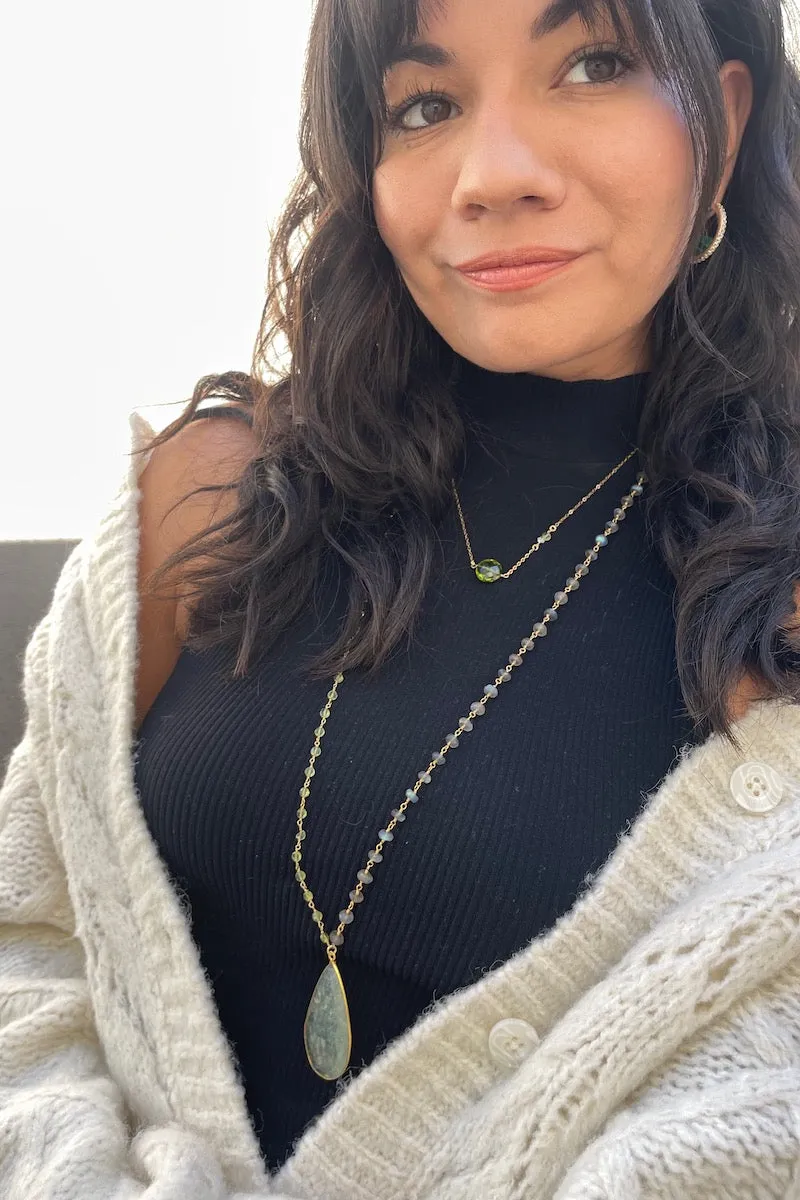 MACARON NECKLACE- PERIDOT sold by Native Gem product image thumbnail 2