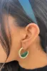 GALILEO HOOPS- MALACHITE sold by Native Gem