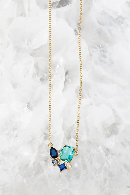 BOUQUET NECKLACE- PARAIBA sold by Native Gem
