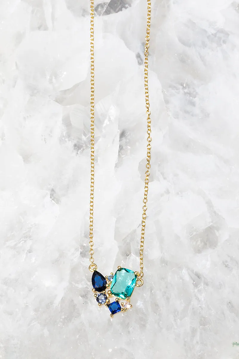 BOUQUET NECKLACE- PARAIBA sold by Native Gem