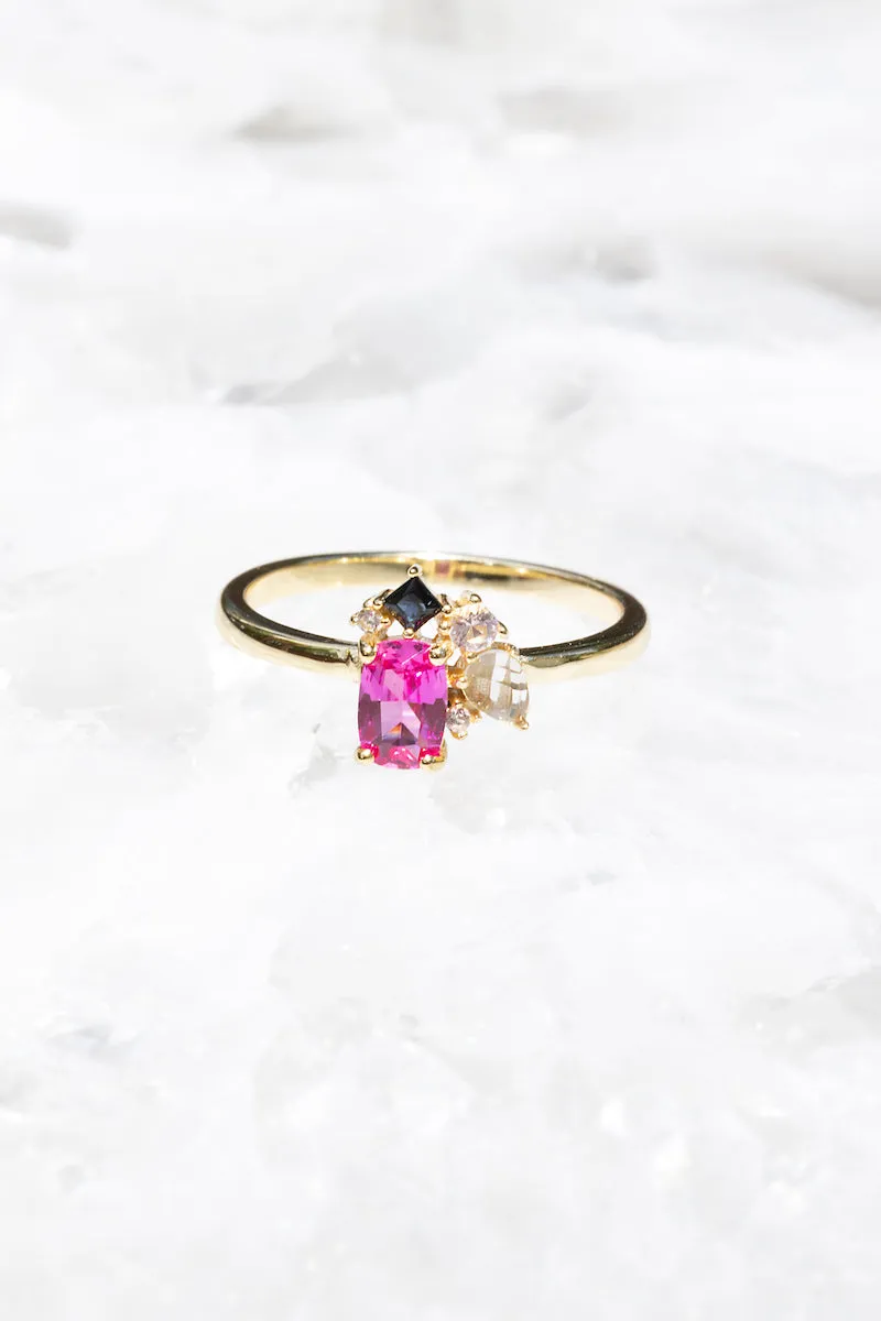 BOUQUET RING- PINK TOPAZ sold by Native Gem product image thumbnail 3