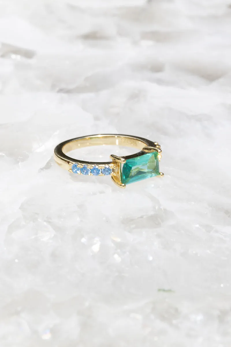 EAST WEST RING- PARAIBA sold by Native Gem