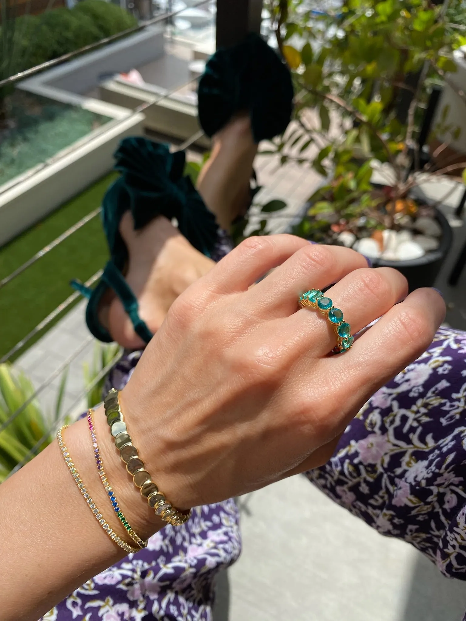 PILLOWTALK RING- PARAIBA sold by Native Gem product image thumbnail 2