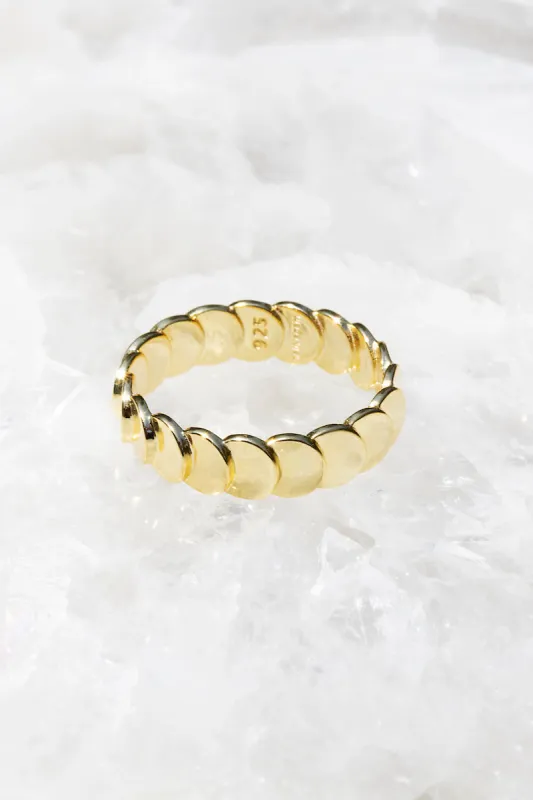 REVOLVING COIN RING sold by Native Gem