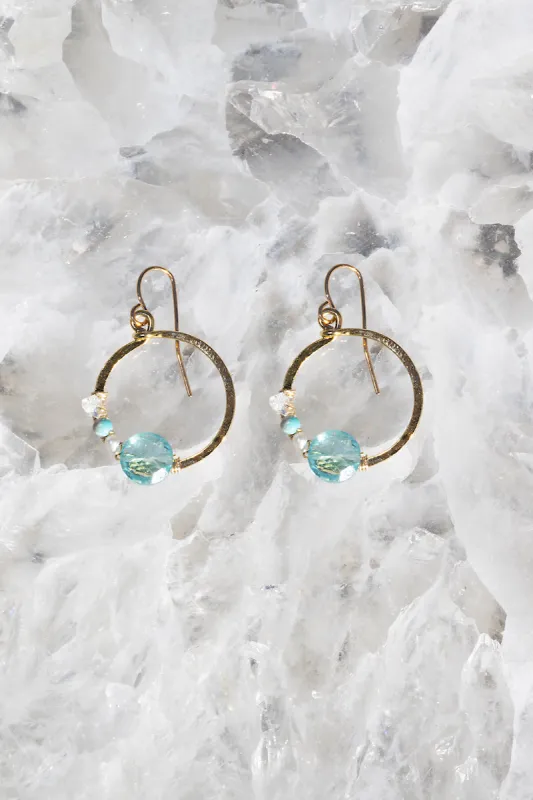 BUBBLES EARRINGS- APATITE sold by Native Gem