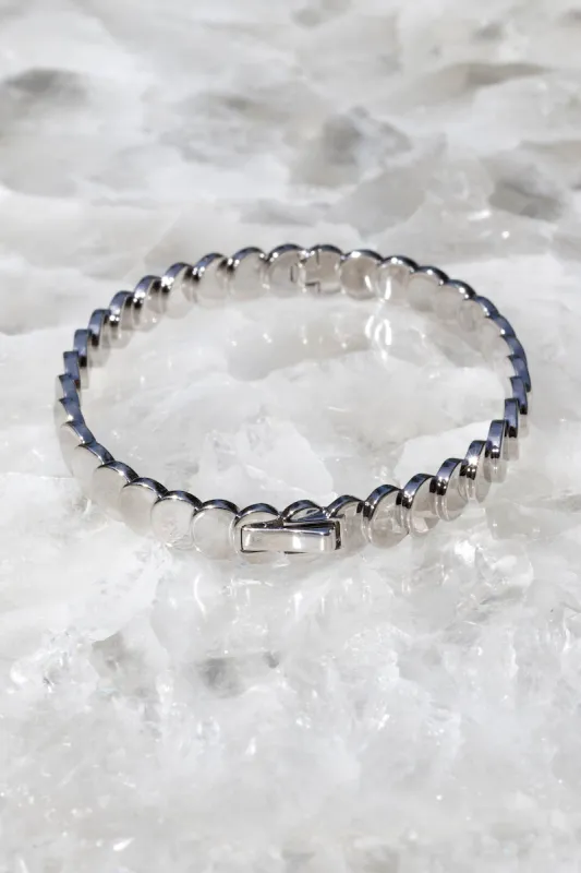 REVOLVING COIN BANGLE- STERLING SILVER sold by Native Gem