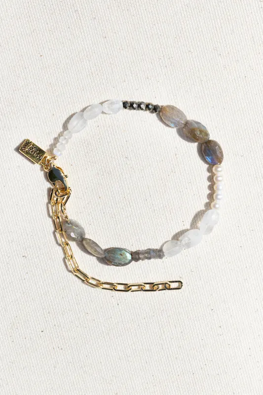 KALEIDOSCOPE ANKLET- FOG sold by Native Gem