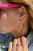 MARÉ HOOPS- PINK sold by Native Gem