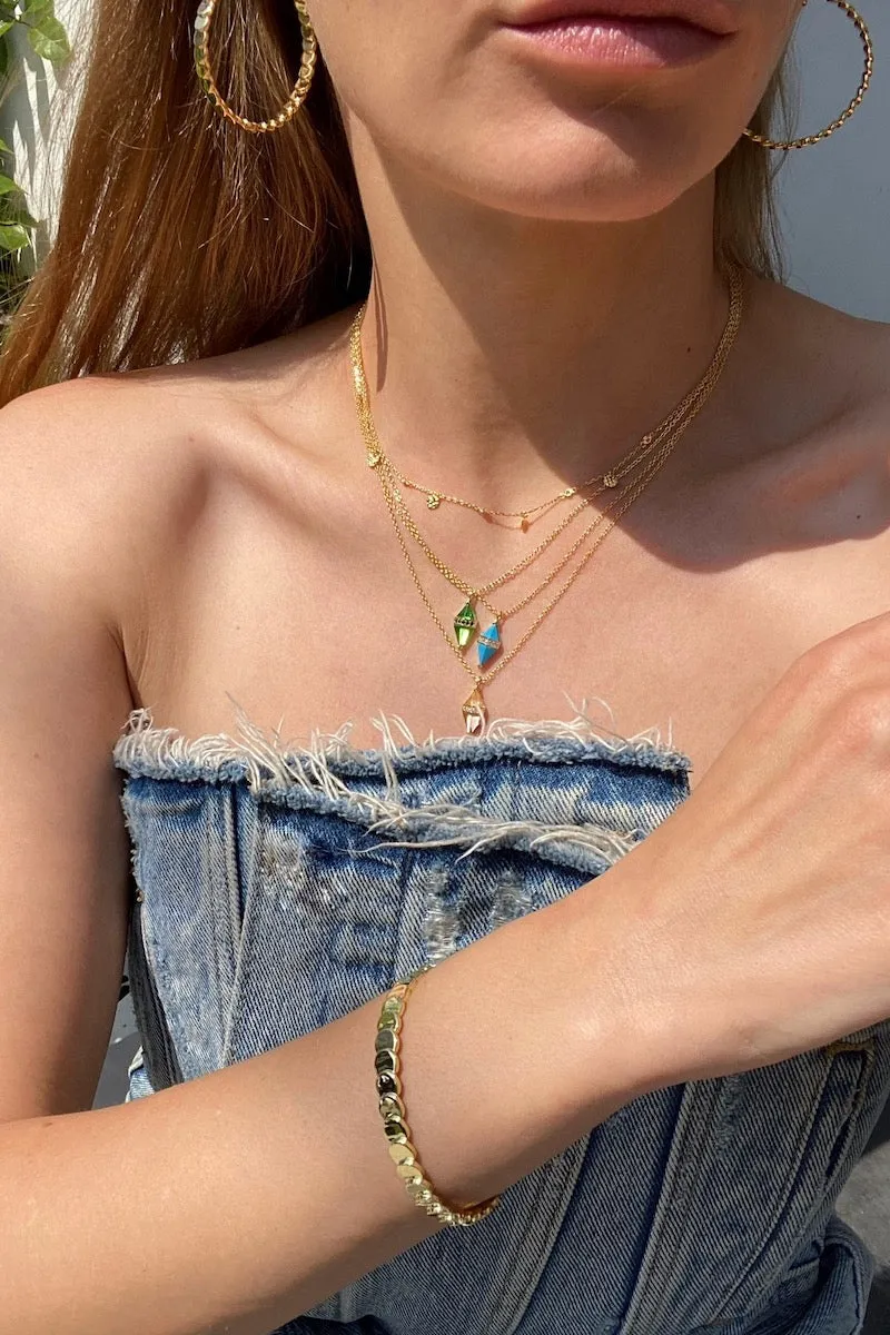 TAROT NECKLACE- ROSE QUARTZ sold by Native Gem product image thumbnail 2