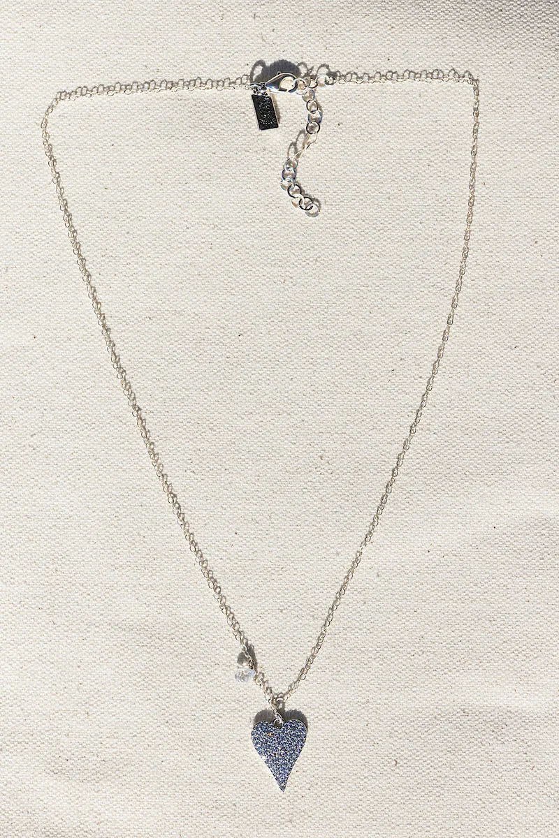 GLIMMER HEART- STERLING SILVER sold by Native Gem