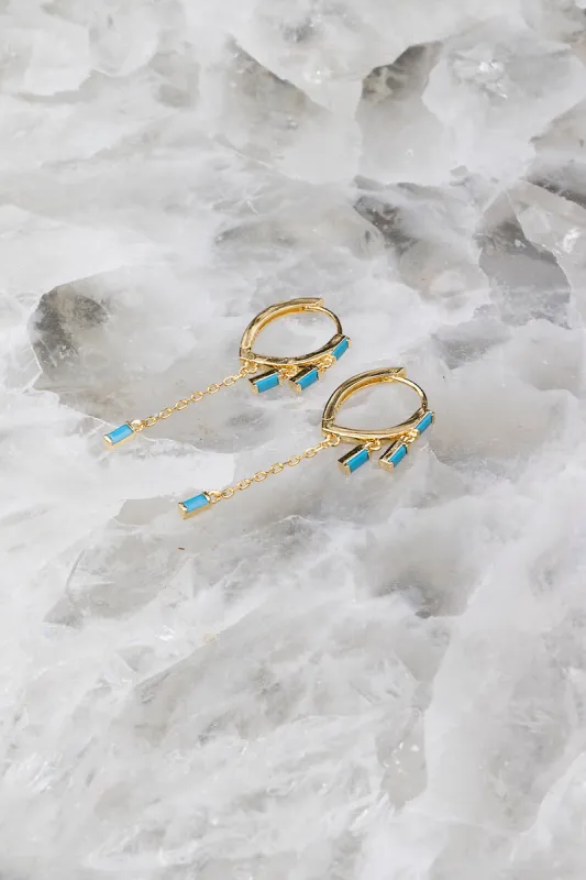 SPARKLER HUGGIES- TURQUOISE sold by Native Gem