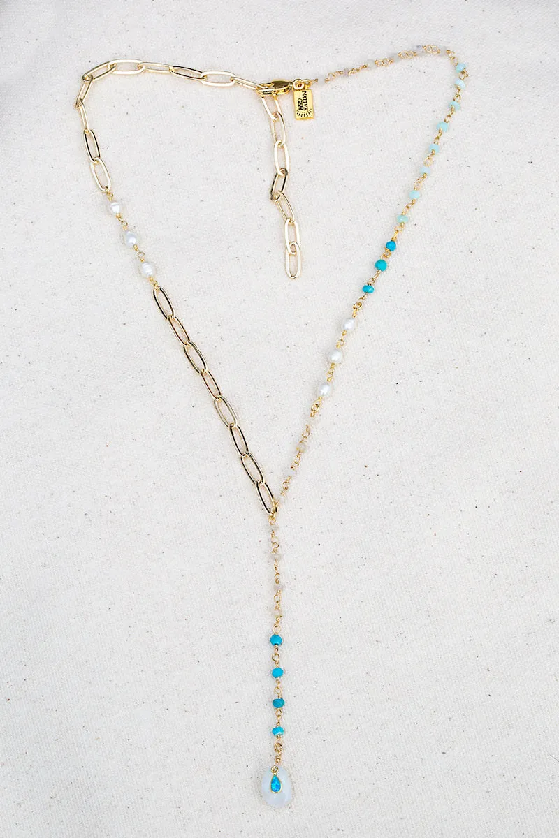 SKYLAR Y NECKLACE- OCEAN sold by Native Gem