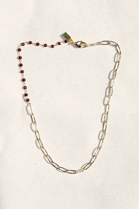 GIA NECKLACE- GARNET sold by Native Gem