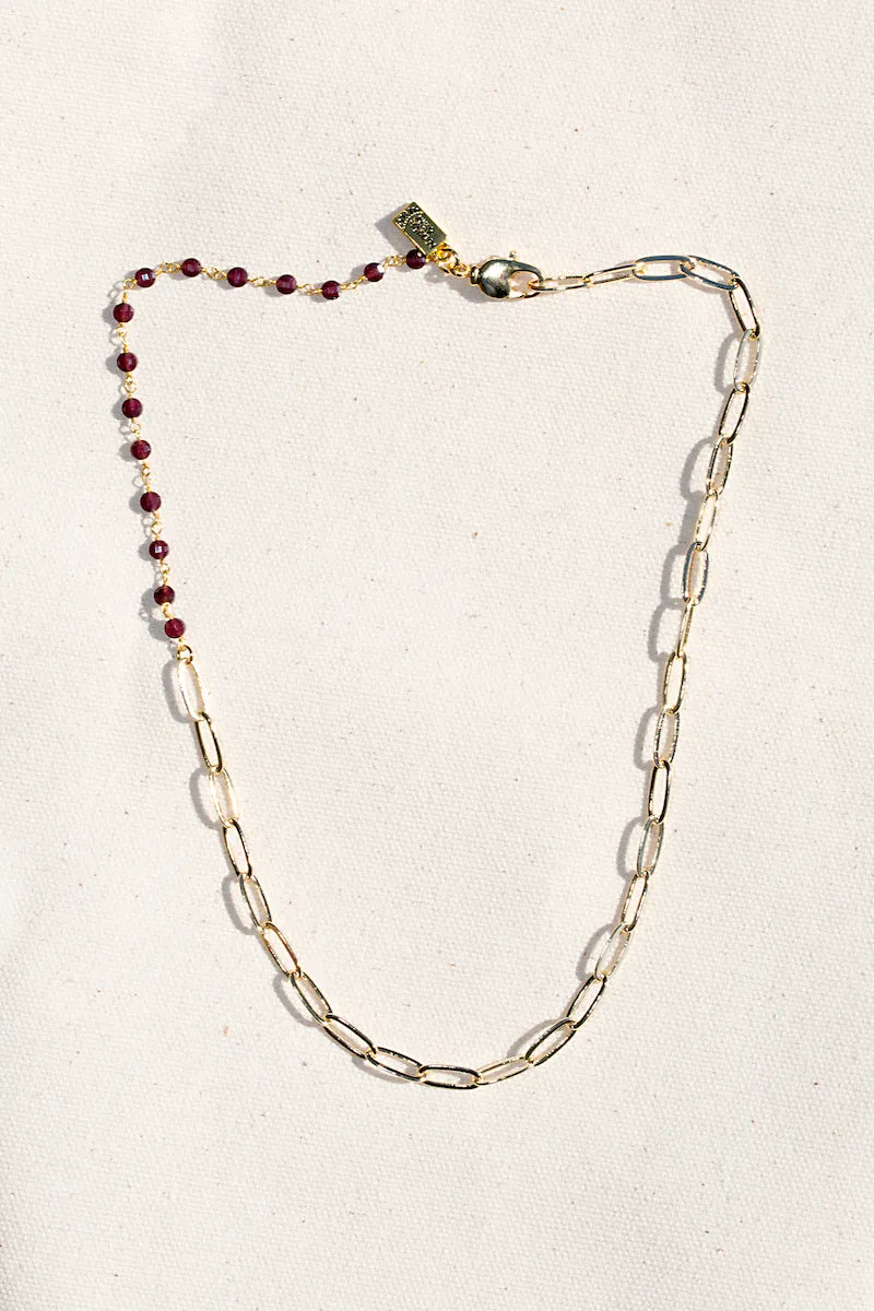 GIA NECKLACE- GARNET sold by Native Gem