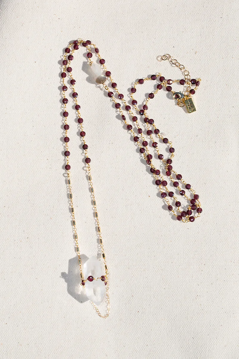 SPELLBOUND NECKLACE- GARNET sold by Native Gem product image thumbnail 2