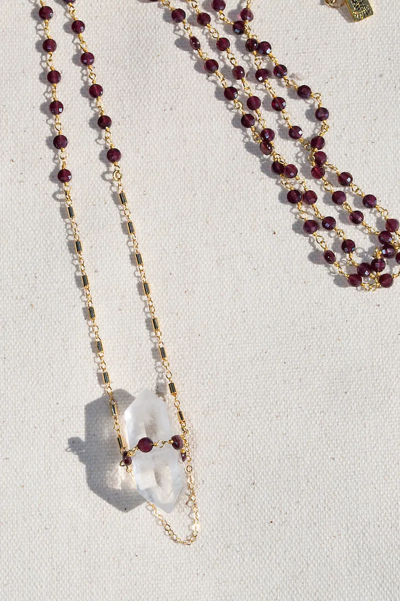 SPELLBOUND NECKLACE- GARNET sold by Native Gem