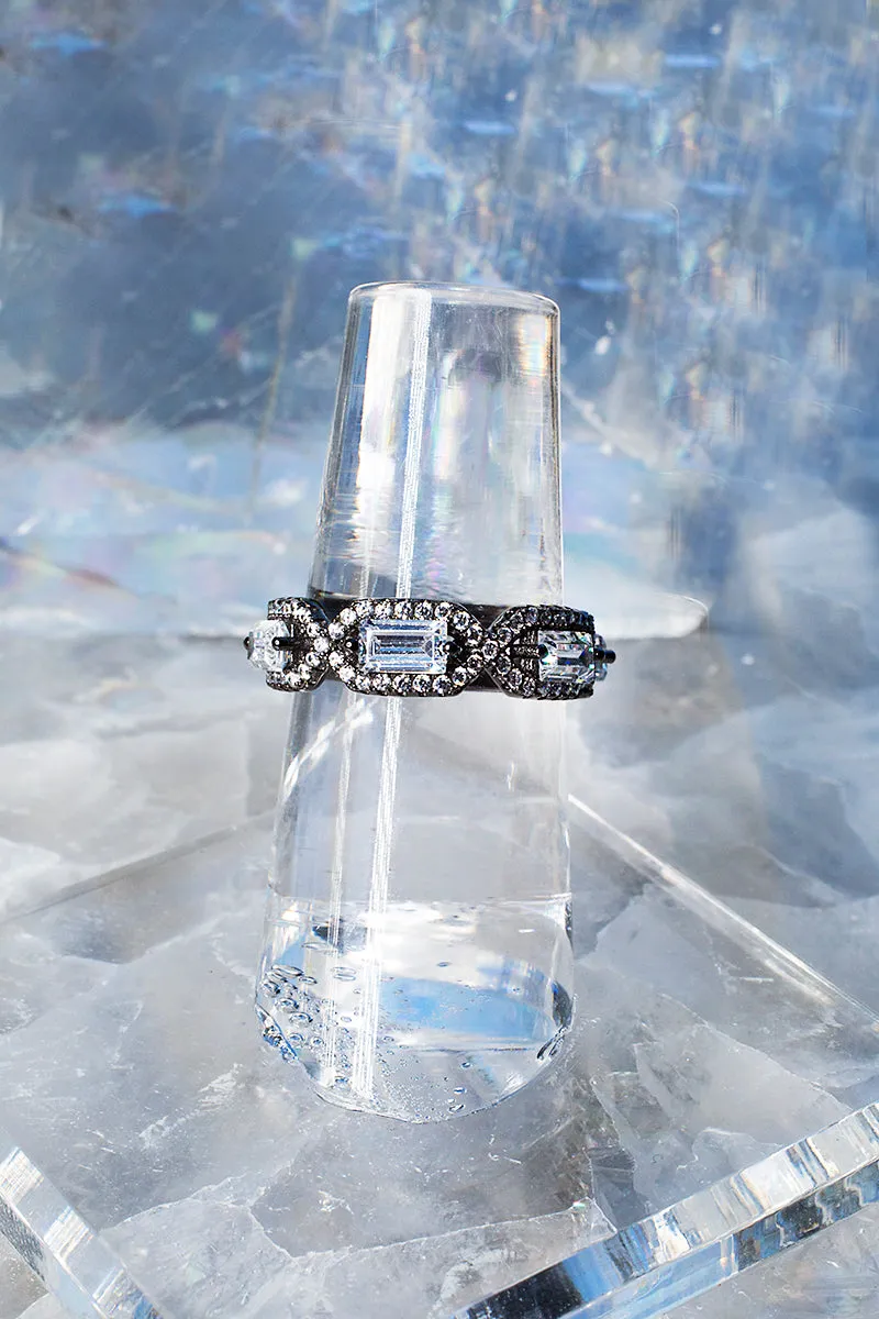 CAROUSEL RING- BLACK RHODIUM sold by Native Gem product image thumbnail 2