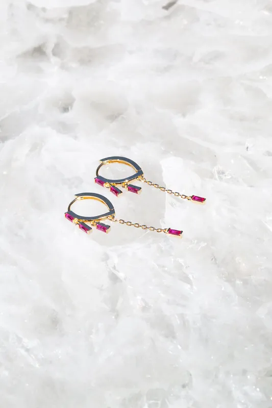 SPARKLER HUGGIES- RUBY sold by Native Gem