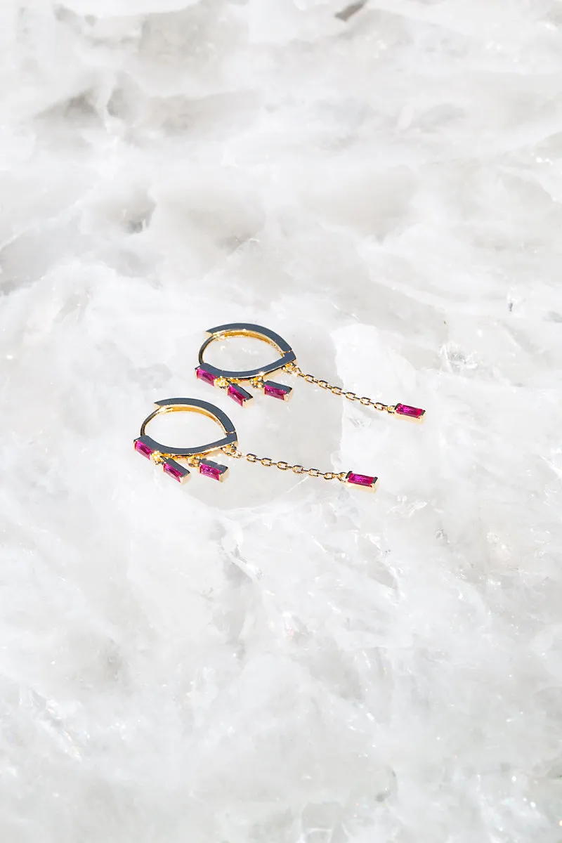 SPARKLER HUGGIES- RUBY sold by Native Gem
