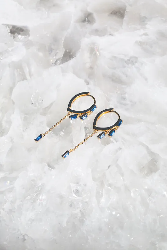 SPARKLER HUGGIES- BLUE SAPPHIRE sold by Native Gem