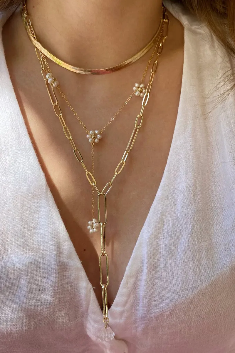 DAISY CHAIN Y NECKLACE sold by Native Gem product image thumbnail 2