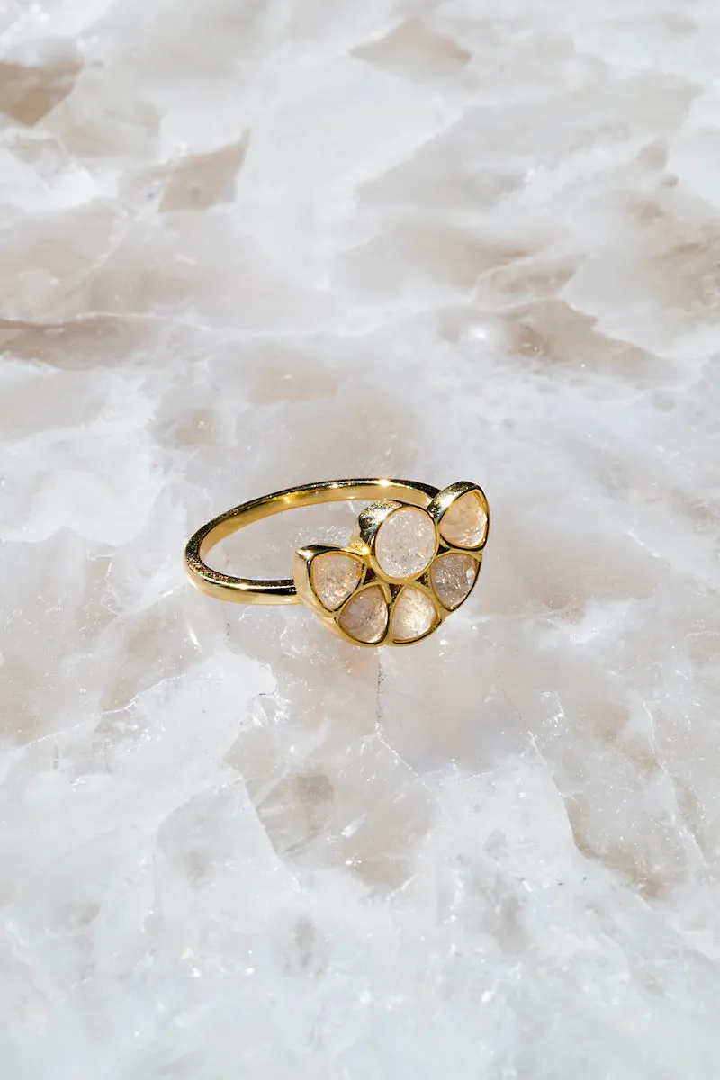 CASABLANCA RING- CRYSTAL MOONSTONE sold by Native Gem