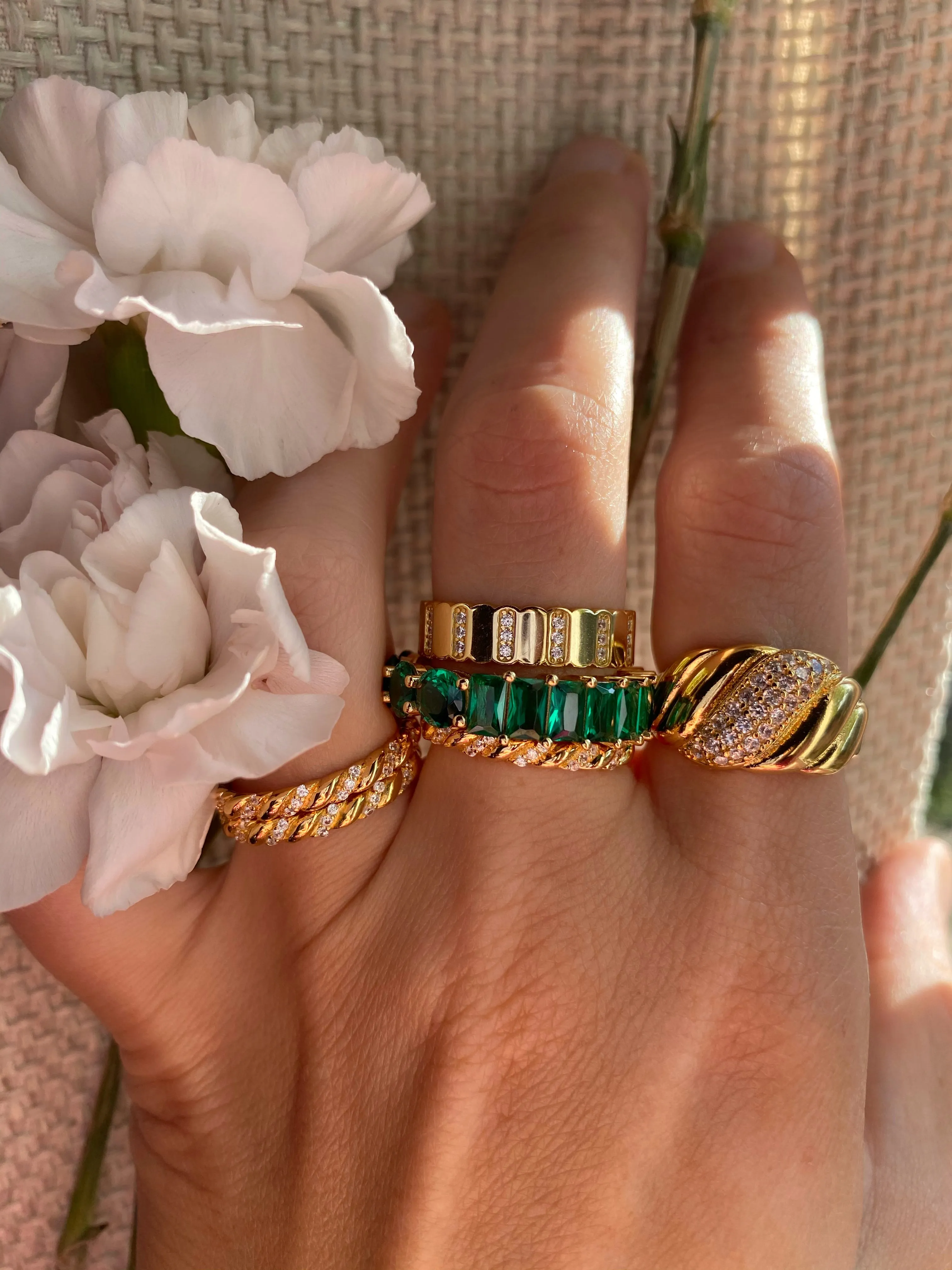 FLASH RING- 14K GOLD VERMEIL sold by Native Gem product image thumbnail 2