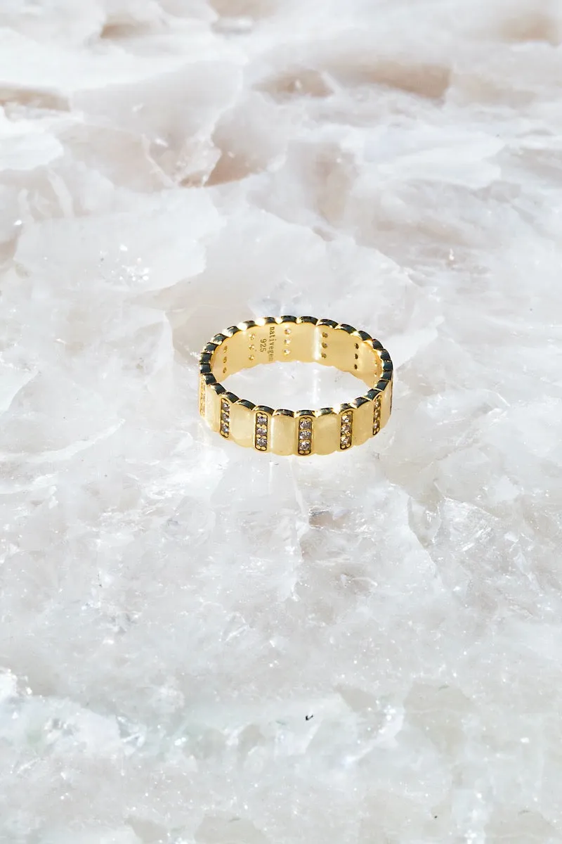 FLASH RING- 14K GOLD VERMEIL sold by Native Gem