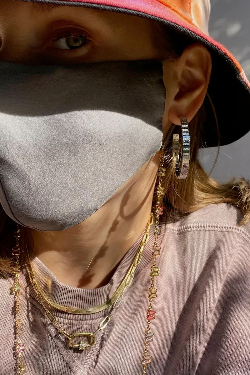 FLASH HOOPS- STERLING SILVER sold by Native Gem product image thumbnail 2