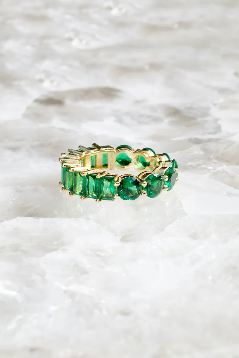PILLOWTALK RING- EMERALD sold by Native Gem